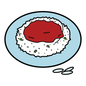 Arroz con salsa