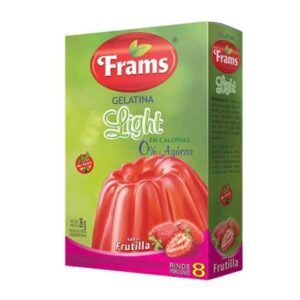 Gelatina Light sabor Frutilla Frams x 26 g SIN TACC