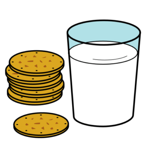 Leche y galletas