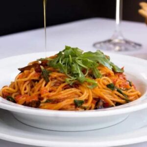 Spaghetti Rúcula & Tomates